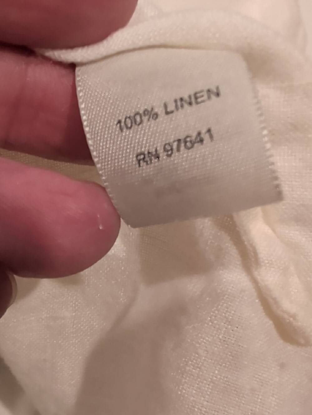 J. Jill Size XL White Ivory V-Neck Tank Linen Top - Picture 7 of 9